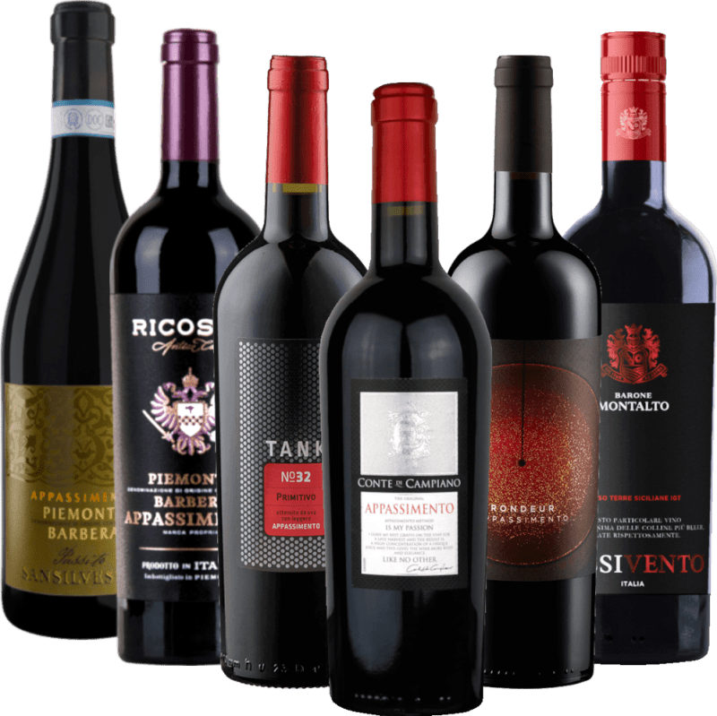 Naudanmakuinen matka auringossa kypsytettyjen Appassimenton kanssa - 6x Maistelupaketti