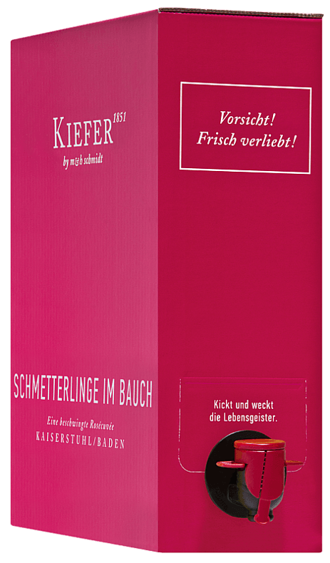 Schmetterlinge im Bauch Rosé 3,0 l Bag in Box - Weingut Kiefer