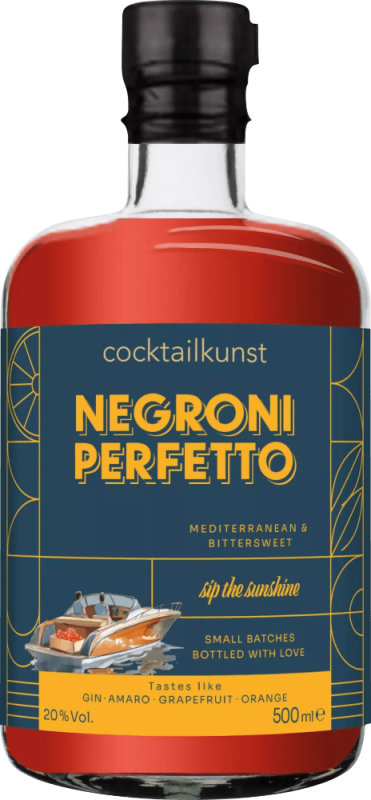 Negroni Perfetto 0,5l - Cocktailkunst