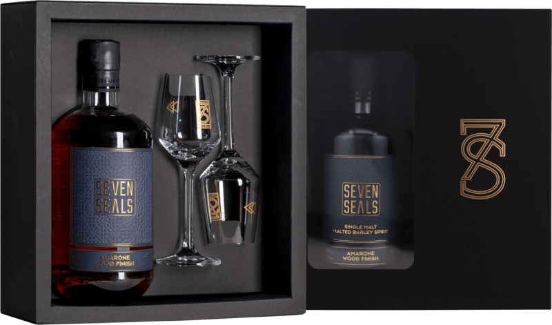 Amarone Wood in GP inkl. 2 Gläsern - Seven Seals