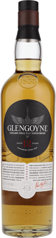 12 Years Old Highland Single Malt in GP inkl. Glas - Glengoyne