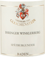 Vorschau: Ihringer Winklerberg Spätburgunder - Weingut Freiherr von Gleichenstein