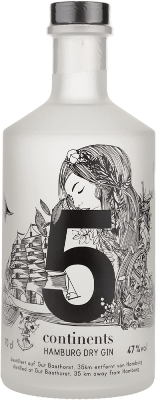 Hamburg Bio Dry Gin - 5 Continents