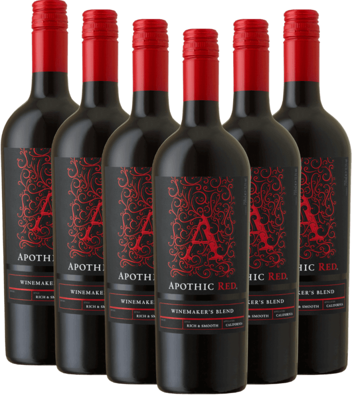 6x edullinen viinipaketti Apothic Red - Apothic Wines
