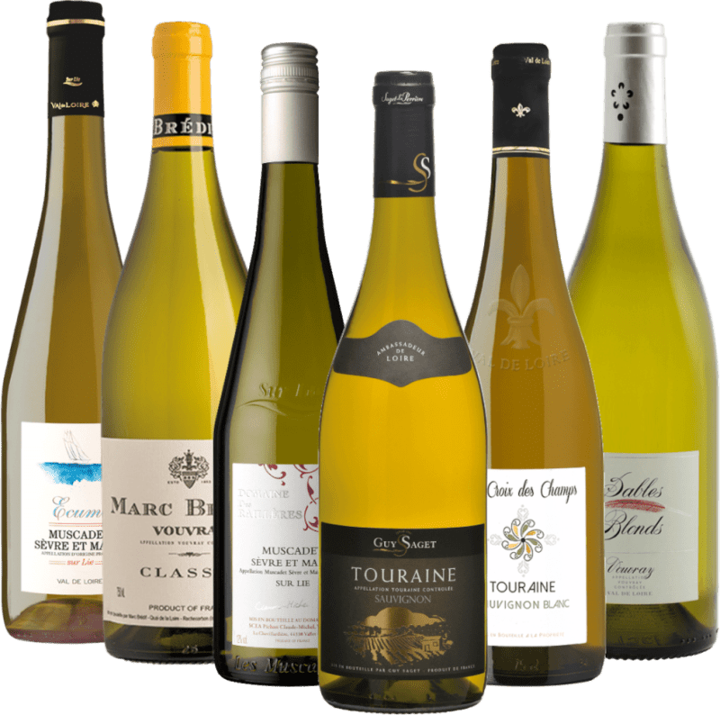 Valkoviinit kalleudet Loireilta - 6x maistelupaketti