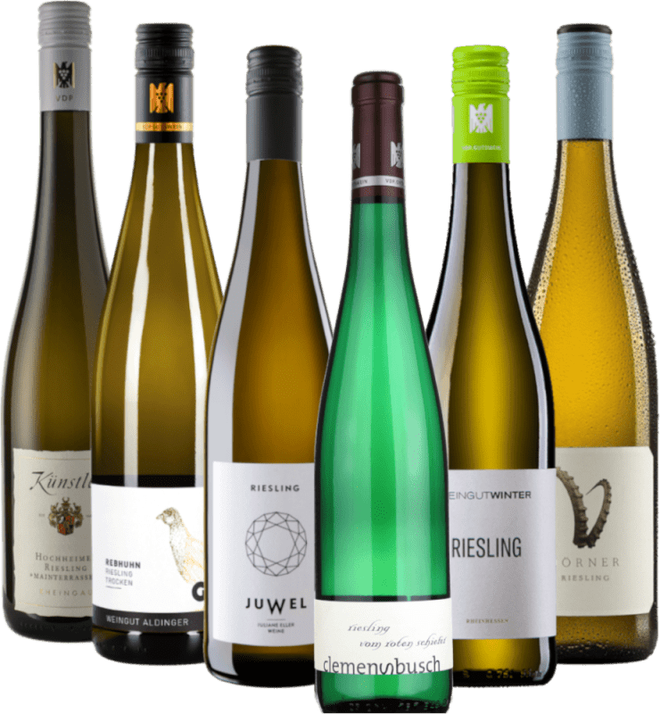 Riesling-matka Saksan halki – 6x rypälelajikepakkaus