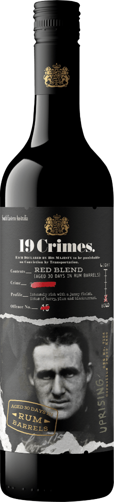 Vorschau: Rikollisen hyviä viinejä 19 Crimes - 6x maistelupaketilla