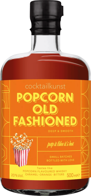 Popcorn Old Fashioned 0,5l - Cocktailkunst