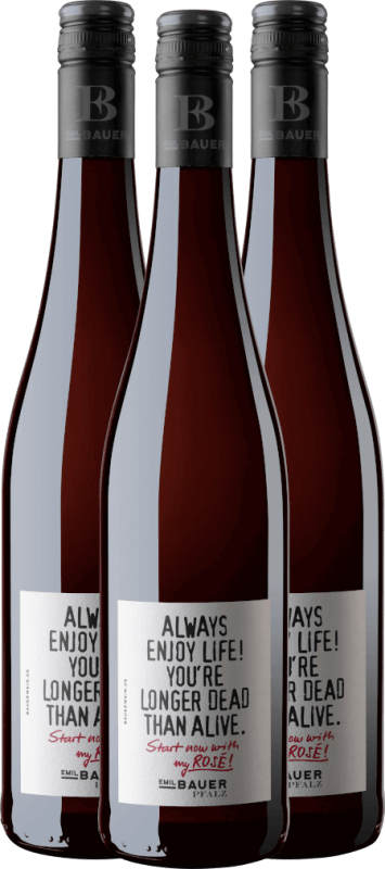 3x Vorteils-Weinpaket Enjoy Rosé trocken - Emil Bauer