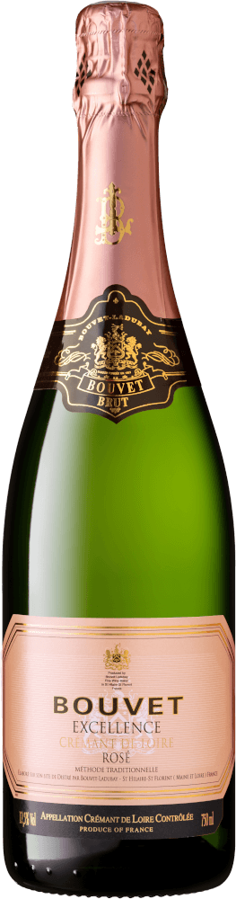 Vorschau: 6er Vorteils-Weinpaket - Crémant Brut Rosé Excellence - Bouvet Ladubay