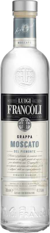 Grappa Moscato del Piemonte Vinacce Bianche - Distillerie Francoli